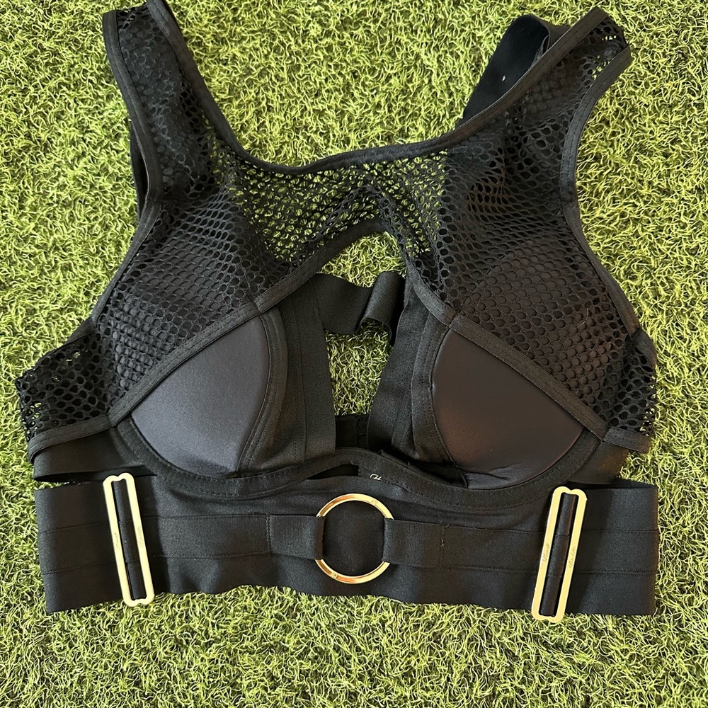 Honey Birdette Black Mesh Bralette